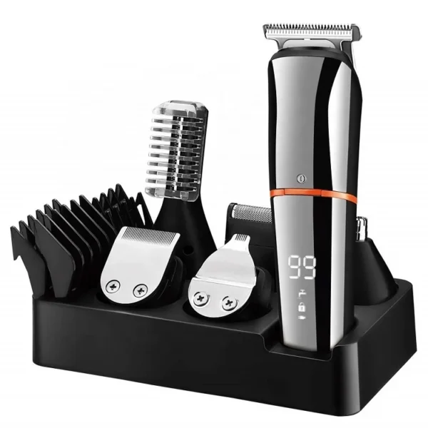 Metal Barber Use Electric Professional Rechargeable Hair Trimmer Clippers - Image 6