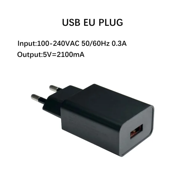 Universal USB Power Adapter EU US UK AU Plug 5V / 2A AC Micro Usb Wall Charger