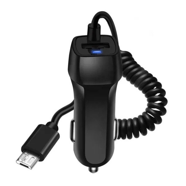 5V 2.1A USB Car Charger With Type-c / Micro USB /Charge Cable