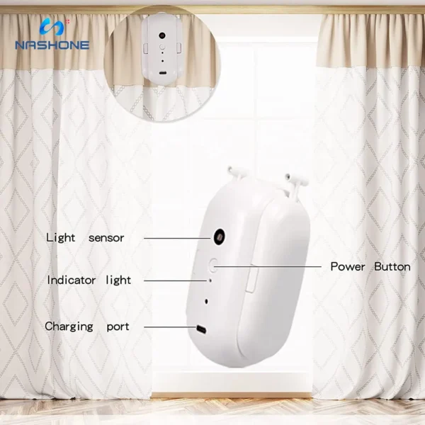 DreamBot Alexa Smart Curtain Systemretrofit Remote Control Curtain Bot Opener Automated Curtains Smart Home System - Image 4