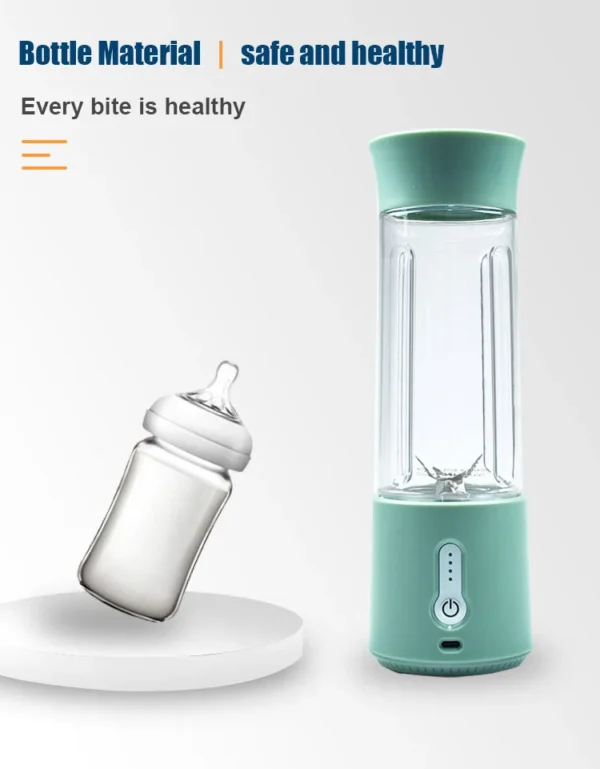 Mini Blender Mixer Different Color Choice Port Mini Portable Juice Blender - Image 2