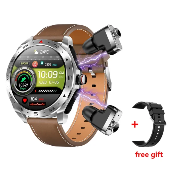 Smart Watch with Earbuds TWS 2 in 1 Headphones 1.52inch Screen Sports - Image 2