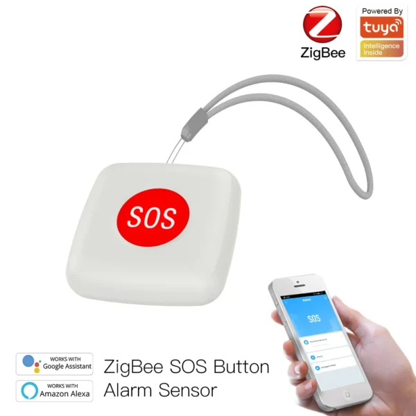 Smart App Monitor Scene Link Portable Emergency Home Sos Security Self Défense Alarm Button Personal Wireless - Image 3