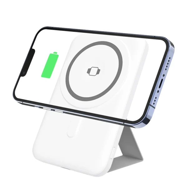 PD 20W 3 In 1 Wireless Charger With Mobile Phone Holder Magnetic Power Bank