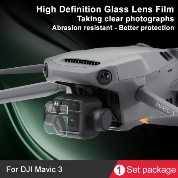 Drones Accessories For DJI Mavic 3 IMAK Rear Camera Glass Lens Film 4K Mini Camera Glass Lens - Image 5