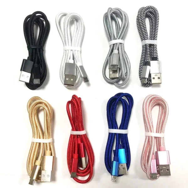 Suppliers Aluminum Charger V8 Type Data Fast Charging Micro USB Cable