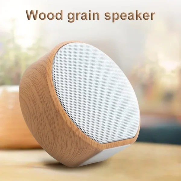 Speaker Wooden Mini Wireless speaker Portable Waterproof - Image 2