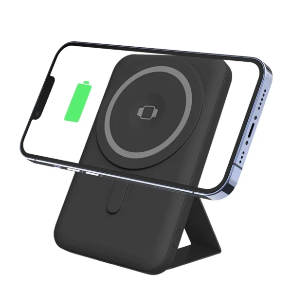 PD 20W 3 In 1 Wireless Charger With Mobile Phone Holder Magnetic Power Bank - Image 5