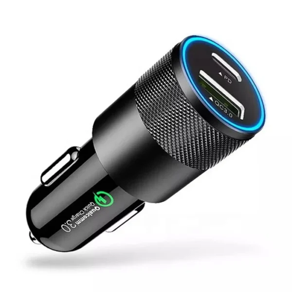 High Quality 38W PD QC3.0 Dual Port Fast Charging Car Charger - Image 5