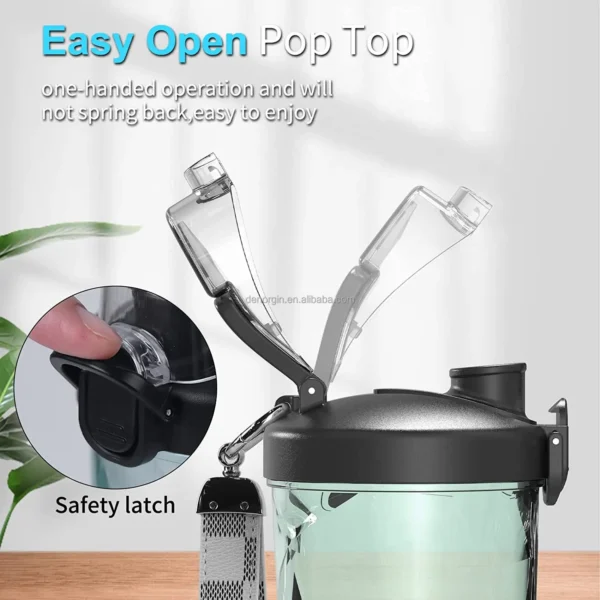 Personal Blender 600ml for Shakes and Smoothies With Drinking Spout & LED Light Portable USB Blender Hand Mixer Blender