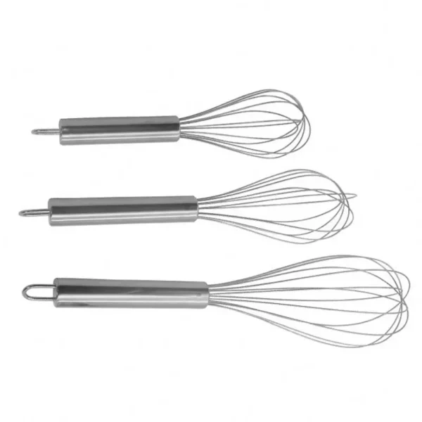 Stainless Steel Kitchen Tools Accessory Egg Whisk Mixer For Home Use Portable Durable Baking - Image 6
