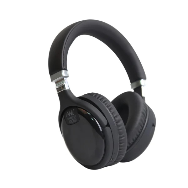 Active Noise Cancelling ANC Wireless Bluetooth Headphones with Mic - Image 3