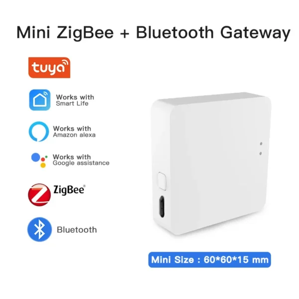 RSH Tuya Multi Mode Gateway ZigBee+BLE Hub Wireless Smart Home Appliances Remote Controller Bridge Compatible Alexa Google