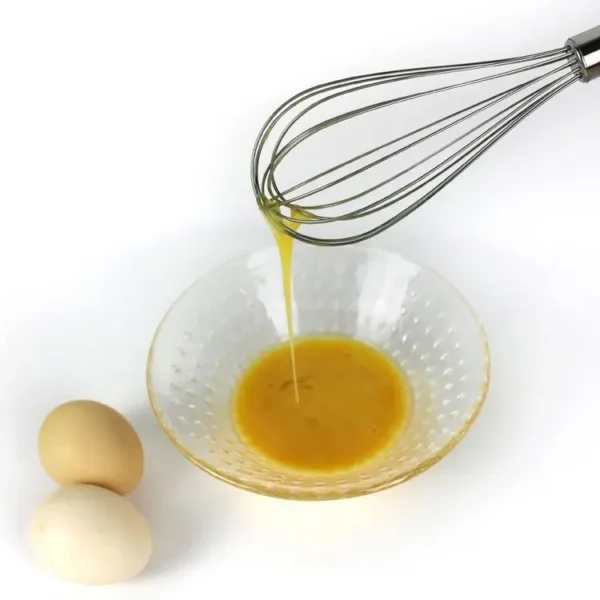 Stainless Steel Kitchen Tools Accessory Egg Whisk Mixer For Home Use Portable Durable Baking - Image 3