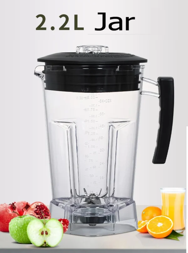 With Silent Cover 2.2L 2200W Commercial Grade Heavy Duty Blender for Shakes Smoothies Ice Blender Mixer Juicer Food Processor - Image 2